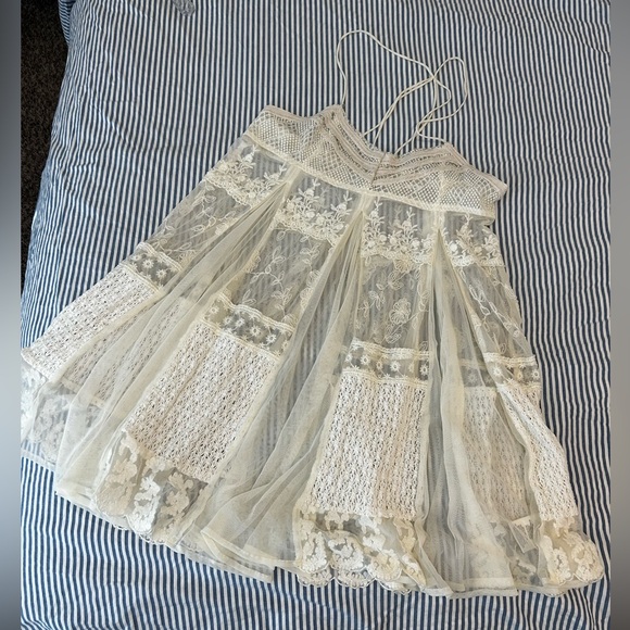 Free People Dresses & Skirts - Free People Lace Mini Dress